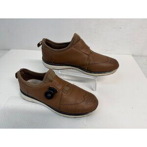 Noxnex  Leather mens golf Shoe sz  8 1/2  preowned- Rotary dial